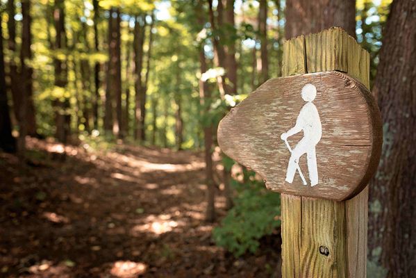 Trailhead sign