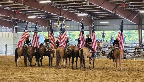 Ranch Rodeo Mounted Flag Team